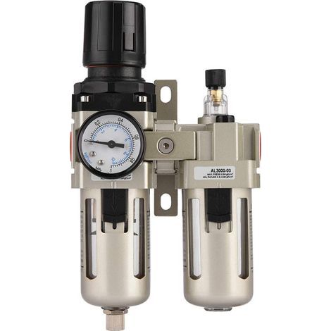 3/8" Druckluft-wasserabscheider, Ac3010-03 3/8" Druckluft-druckregler Aus Aluminiumlegierung Mit Wasserfilter Und Feuchtigkeitsabscheider Für Luftkompressoren