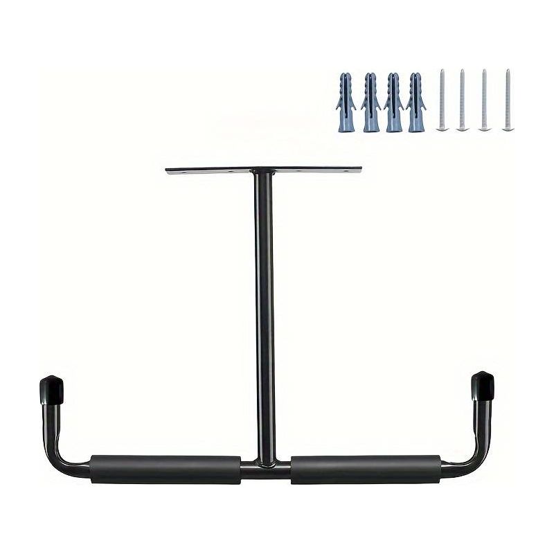 Metall-deckenregal Mit Haken Für Garagen – Platzsparend Für Sperrige Gegenstände – Ideal Für Heimwerker Und Garagen