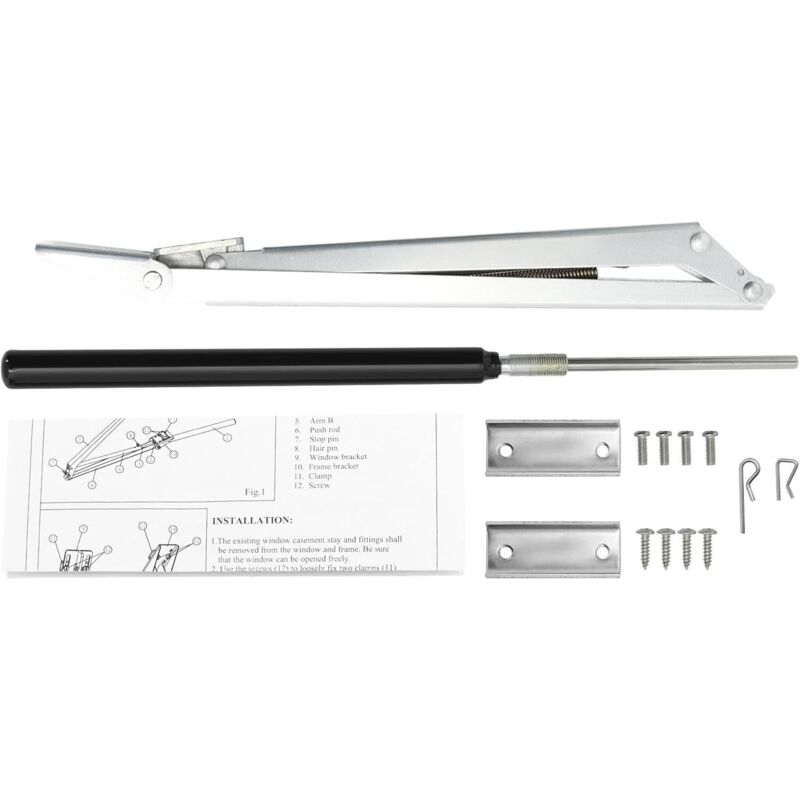 Automatischer Gewächshausfensteröffner Aus Aluminiumlegierung, Für Gewächshäuser, Fensterheber, Automatische Öffnung, Wärmeaktiviertes Lüftungsöffnungsset, Für Gewächshäuser Und Frühbeete