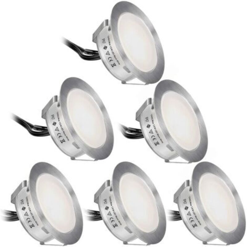 6er-pack 5-watt-led-einbaustrahler, 400 Lumen, 120° Abstrahlwinkel, Led-downlight, Deckenleuchte Für Wohn- Und Schlafzimmer