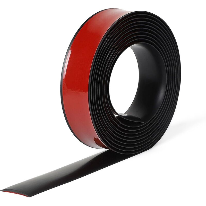 Türklebeband 4m, Klebeband 4cm, Großes Übergangsband Aus Pvc 3,5 Mm Für Fenster, Türen, Fenster (schwarz)