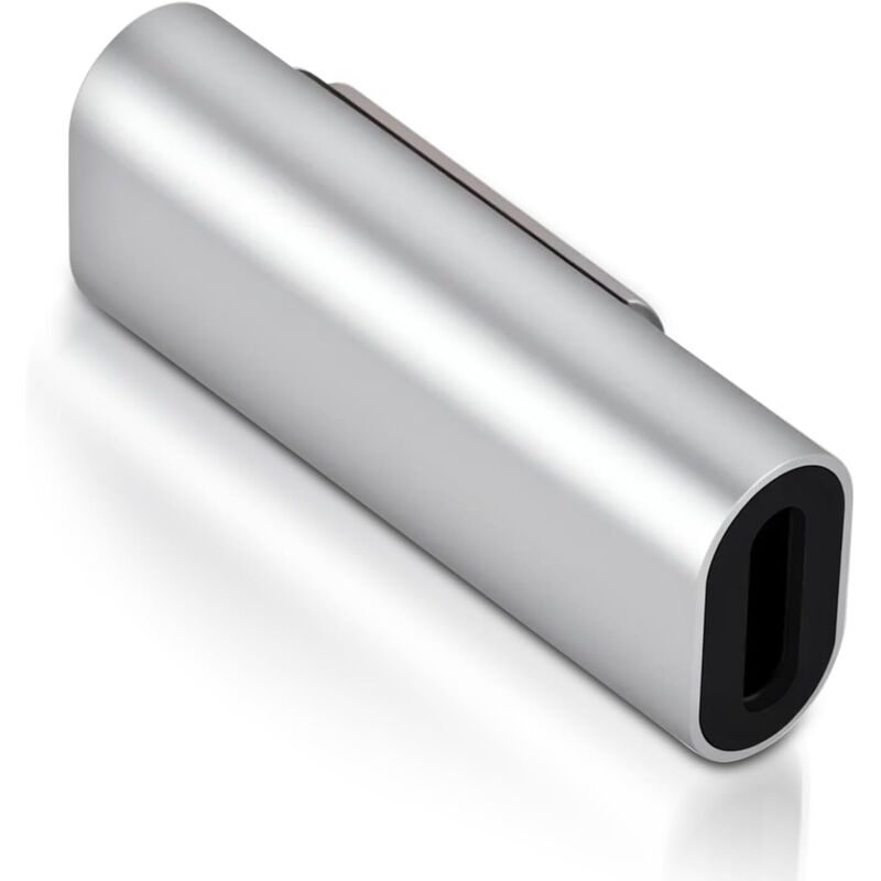 Usb-c Auf Magnetischen Usb-3-adapter, 140 W, Usb-c-buchse Auf Usb-3-stecker, Pd-schnellladefunktion, Kompatibel Mit Macbook Pro/air M1, M2, M3 Und M4 (14"/16"), Silber