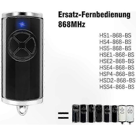 Lot De 2 Télécommandes Sans Fil 868 Mhz De Remplacement Pour Portes De Garage/portails
