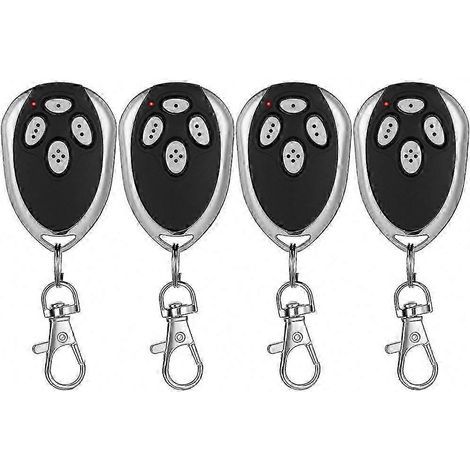 Télécommandes De Porte De Garage À 4 Canaux, Compatibles Avec L'Émetteur 433,92 Mhz Lm123 (remplacement)