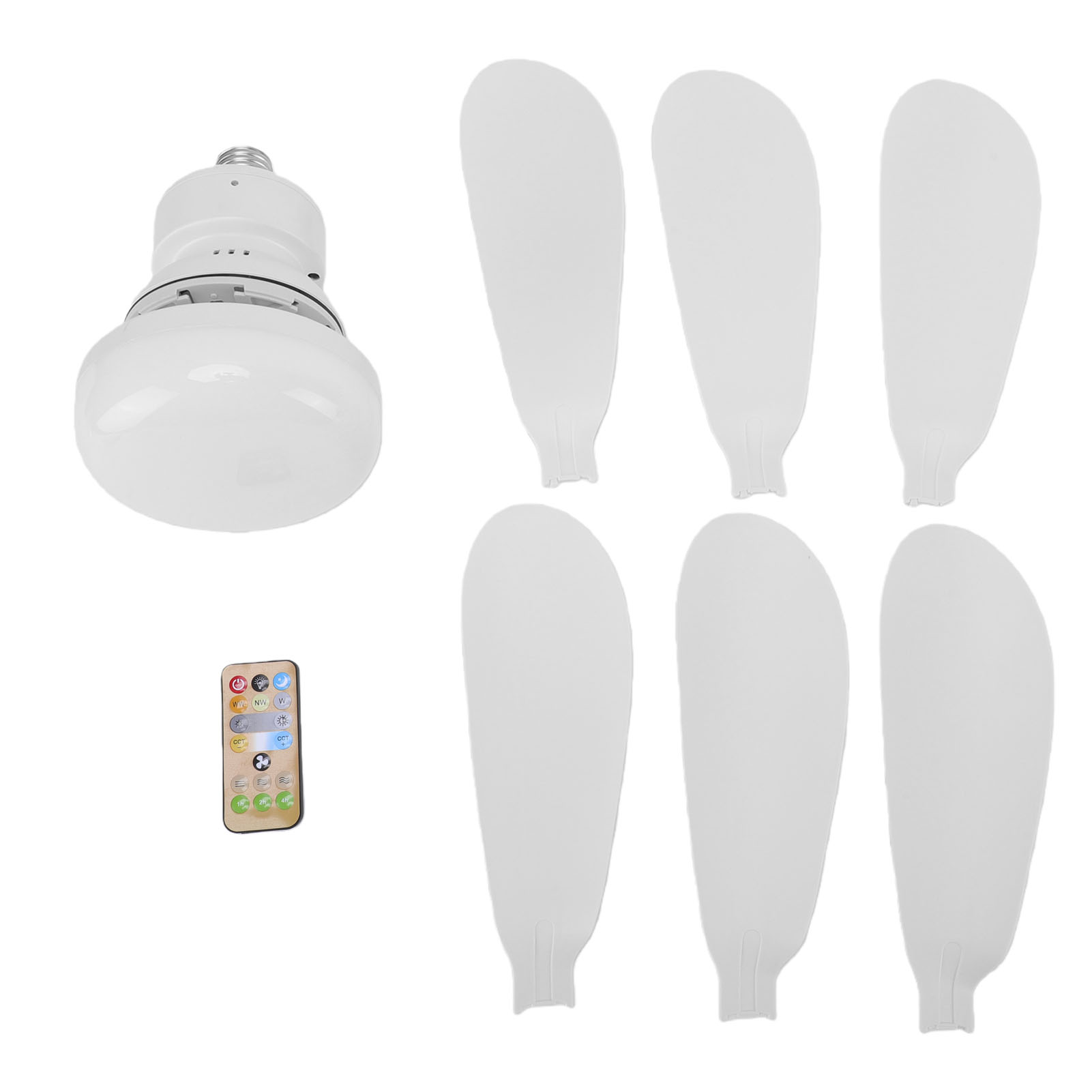 E27 Deckenventilator Mit Leuchte, 3 Variable Led-windgeschwindigkeiten Mit Fernbedienung Für Schlafzimmer, Küche, Esszimmer.