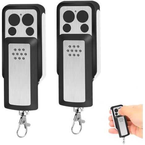 Fenoplastica433,92 Mhztélécommandes De Portail Compatible Avec 114253, Old 104250, Red 104257, 104251, 104350,4 Canaux, Code Tournant, Design À Glissière (lot De 2)