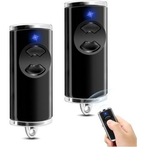 Fenoplasticatélécommande De Porte De Garage 868 Mhz Compatible Avec Hörmann Bs Hsm4 Hse2 Hs1 Hs4 Hsz1 Hsz2, Émetteur Manuel, Télécommande De Portail, 2 Pièces