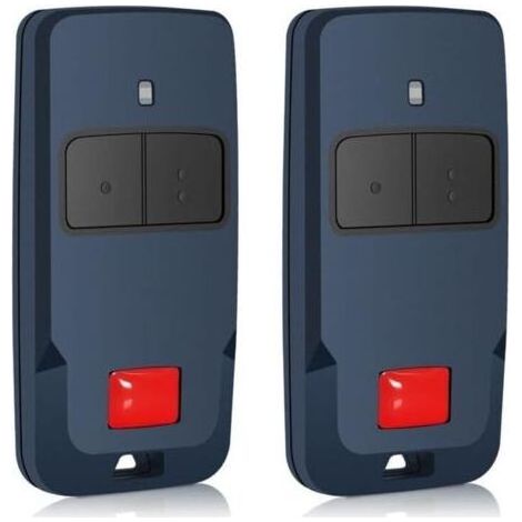 Fenoplasticalot De 2 Télécommandes 433 Mhz Pour Mitto Cool C2,mitto 2 Mitto 2a, Mitto B Rcb 02, Trc1, Trc2, Trc3, Rolling Code - 2 Canaux