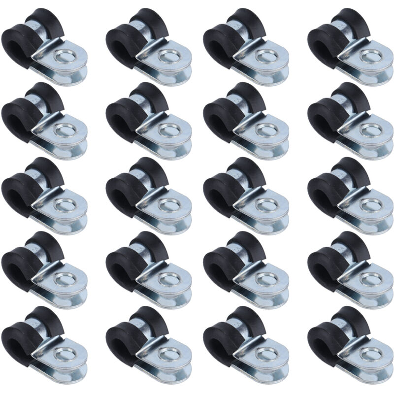 304 Hochleistungs-schlauchschellen Aus Korrosionsbeständigem, Wiederverwendbarem Edelstahl. R-förmige Schlauchschellen Für 6-mm-rohre.