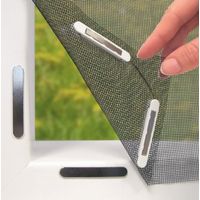 Moustiquaire Fenêtre Magnétique 150×130 cm Sans Perçage Ni Vis Fixation Aimantée Facile