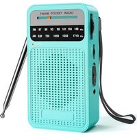 Radio Portable Fm/am - Transistor Compact À Piles Avec Son Haut De Gamme Et Réception Parfaite, Mini Radio De Voyage
