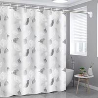 Rideau De Douche Imperméable, Anti Moisissure, 180 X 200 Cm Pour Salle De Bain Ou Baignoire