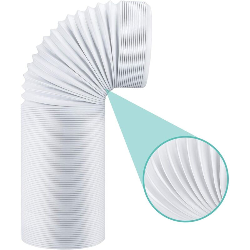 Tragbarer Abluftschlauch Für Klimaanlagen, 13 Cm Durchmesser, Flexibles Pp-material, Universeller Lüftungsschlauch, Abluftschlauch-set Für Klimaanlagen-abluftventilatoren, Verstellbare Länge