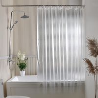 Rideau De Douche Imperméable, Anti-moisissure, Séchage Rapide, 180 X 200 Cm - Avec 12 Crochets