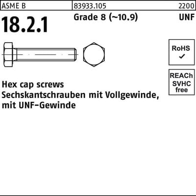 Sechskantschrauben ART 83933 Grad 5 3/8 UNF x 5/8" (16mm) S