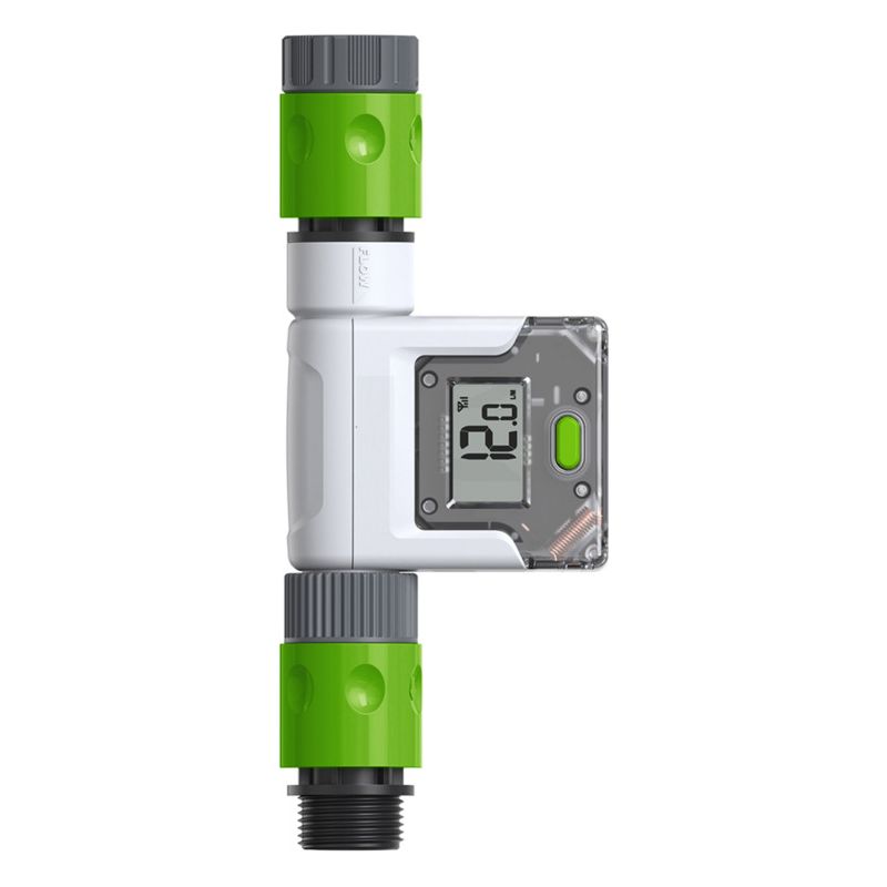 Wlan-wasserdurchflussmesser Für Gartenschläuche, Intelligenter Wasserzähler Mit 4 Durchflussmodi, Echtzeit-durchflussüberwachung, Gut Lesbarem Display, Nutzungswarnungen