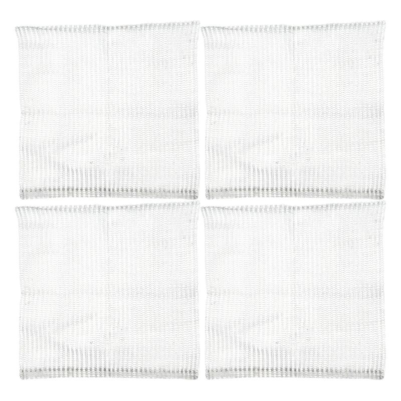 Set Mit 4 Edelstahl-pflanzenwurzelschutzkörben, Feinmaschiges Netz, Für Kleine Blumen- Und Gemüsetöpfe