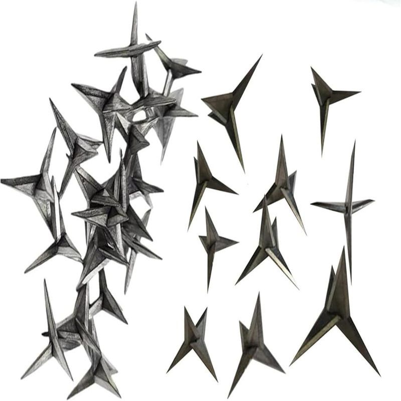 Irovami 20 Stahlspitzen – 3 Cm, Diebstahlsicherung/vogelabwehr – Ideal Für Autos, Grundstücke Und Zur Markierung Von Grundstücken