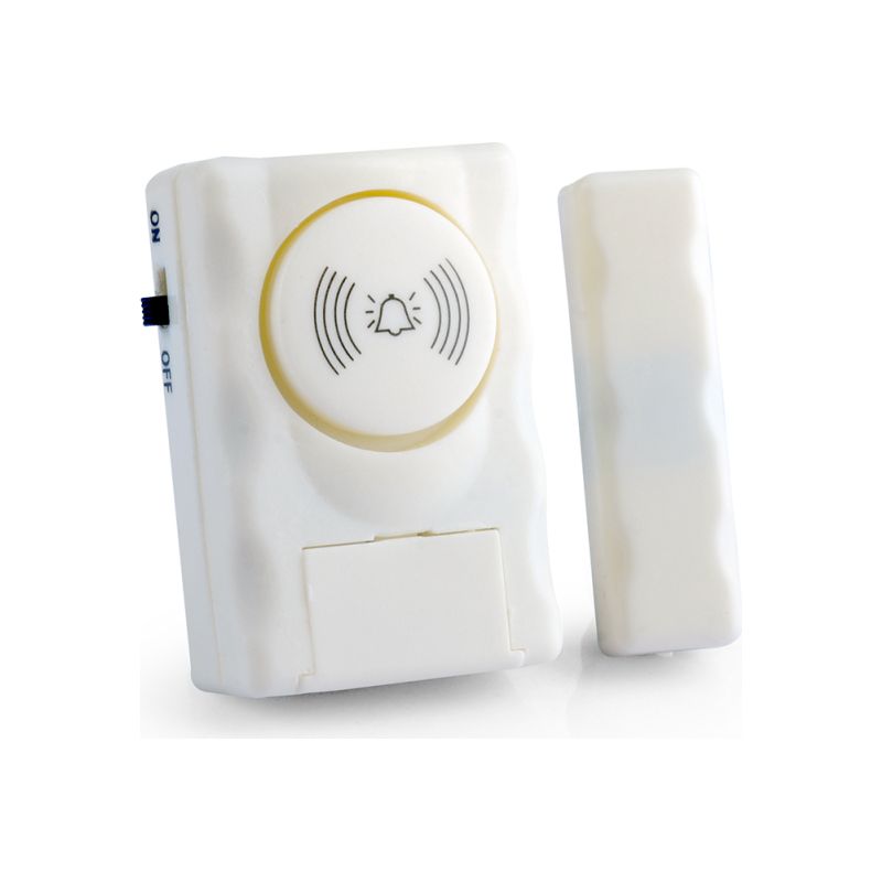Drahtloses Alarmsystem Für Türen Und Fenster, Haussicherheit. 90 Db Lauter Alarm. Unabhängiger Magnetischer Türsensor. Drahtloser Türöffnungsmelder.