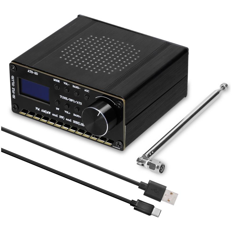 Ats-20 Si4735 Vollwellen-fm-am-(mw- Und Sw-)ssb-(lsb- Und Usb-)funkempfänger Für Kommerzielle Amateurfunkbänder