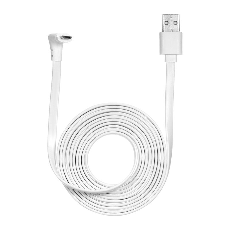 Arlo 2 M Ladekabel – Kompatibel Mit Pro/pro 2/go/light, Flacher Micro-usb-anschluss, Wasserdicht, Weiß