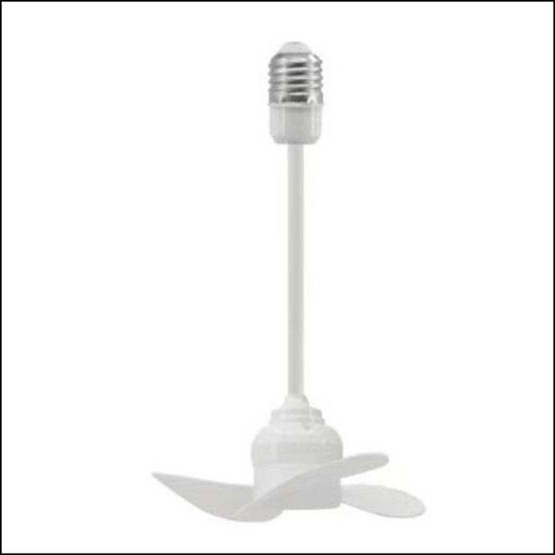 Irovami Zyklonventilator – Mini-universalventilator E27 Mit Netzstecker, Für Studentenwohnheim/büro, 14 Cm