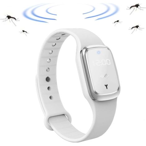 Jssevn Mückenschutzarmbänder, Wasserdicht, Usb-aufladbar, Ultraschall-mückenschutzuhr Für Den Innen- Und Außenbereich