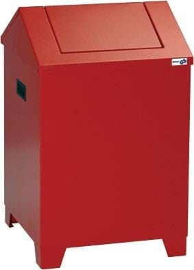 Putzwollkasten ca.73 l 655x410x405mm rot