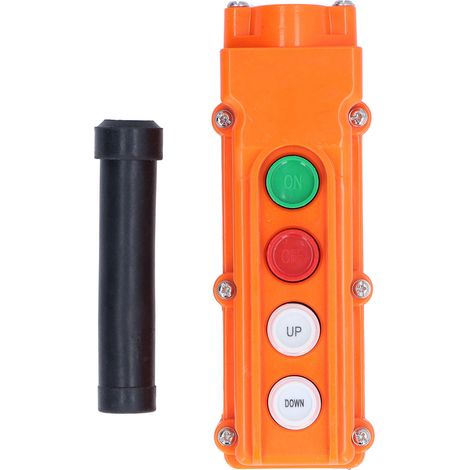 Télécommande Étanche Pour Palan Berm Crane, Interrupteur À Bouton Poussoir Manuel 220v/500v 5a