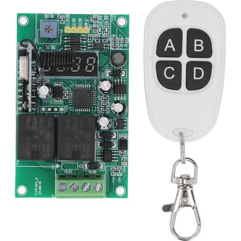 Module De Contrôle Moteur Dc Sans Fil 75mah Avec Télécommande, Sens Horaire Et Antihoraire, Carte De Commande À Distance