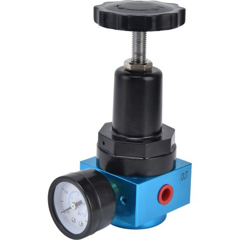Miniatur-luftdruckregler G1/2 Qtyh-15, Pneumatisches Reduzierventil Mit Manometer