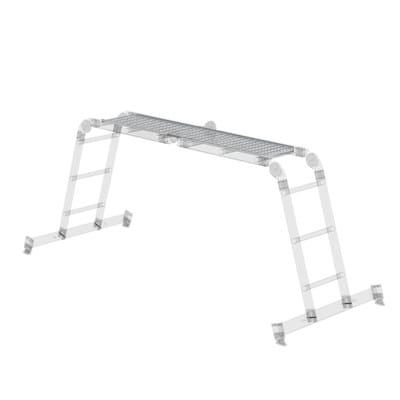 Alu-Riffelblechbelag, mittig klappbar, passend für 31310, 31312, 31410, 31412