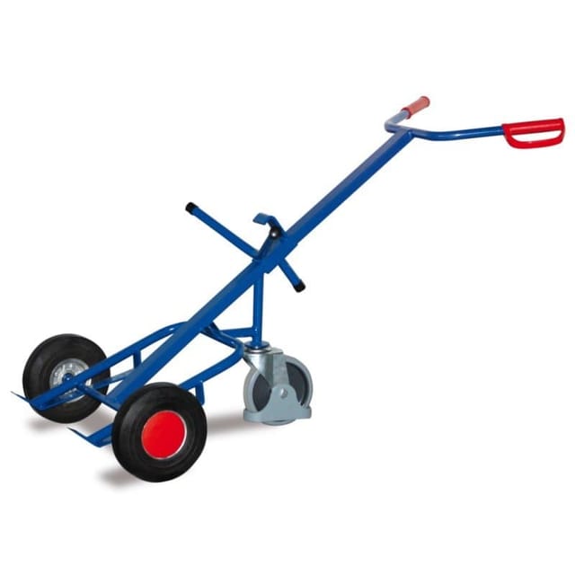 Fasskarre 250 kg 1 Stützrad Lufträder