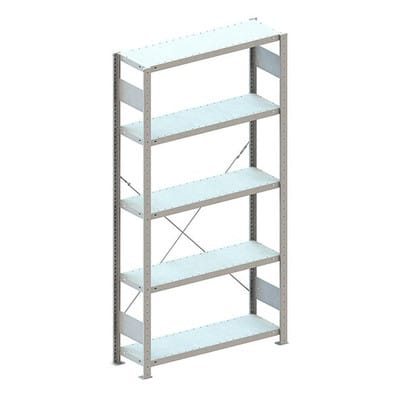 Grundregal CLIP 230 2000 x 1000 x 300 vzk kpl. mit 5 Böden