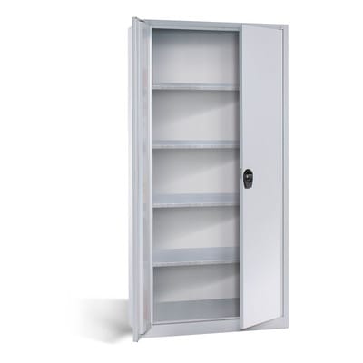 Flügeltürschrank RAL 7035 1950x940x400mm