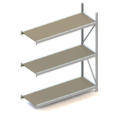 MINI-RACK AR 2200 x 1800 x 650mm verzinkt kpl. mit Spanplatten mit 3 Böden