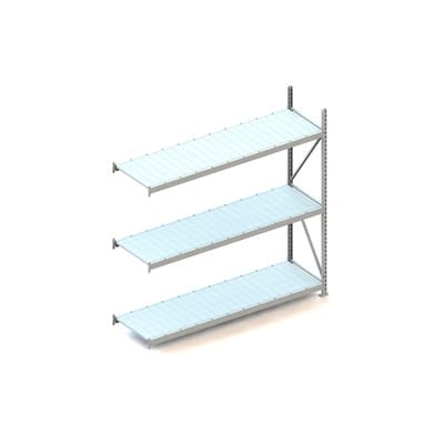 MINI-RACK AR 2200 x 2200 x 650mm verzinkt kpl. mit Stahlpaneele mit 3 Böden