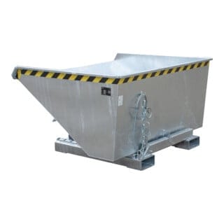 Kippbehälter mit Abrollsystem, 1260x1570x835mm,verzinkt