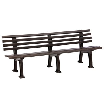 Bank Modell Juist 4 Sitzer braun 200 cm