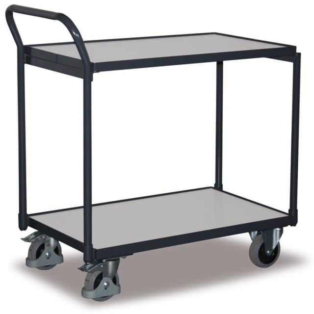 ESD Tischwagen 250kg mit 2 Ladeflächen 835 x 505/495mm