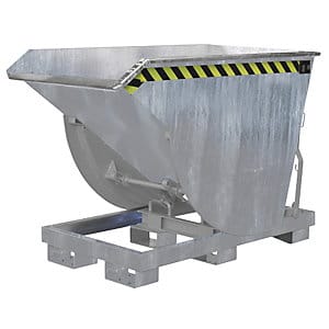 Kippbehälter 0,5m³, 1540 x 820 x 1045, verzinkt