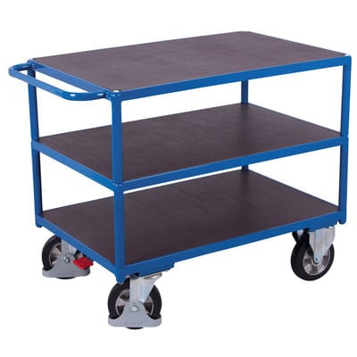 Schwerlast Tischwagen 1000kg mit 3 Ladeflächen à 995 x 700mm
