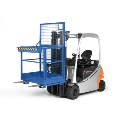 Arbeitsbühne RAL 5010 deutsche Ausführung kranbar 131100001