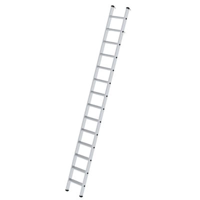 Regalleiter, 14 Stufen, Einhängehaken, senkr. Einhängehöhe 3.460mm