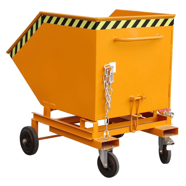 Späne-Kastenwagen SKW-ET 600 lackiert orange