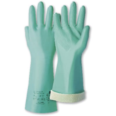 Chemikalienschutzhandschuh Tricotril® Winter 739, Kat. III, grün, Größe 10