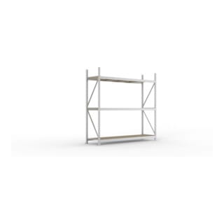 Weitspann-Grundregal 2200 x 2200 x 650 vzk mit 3 Spanplattenböden MINI-RACK