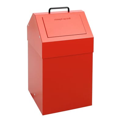 Wertstoffsammler 45 l rot stationär