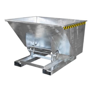 Kippbehälter Abrollsystem 1m³, 1420 x 1560 x 1070, verzinkt
