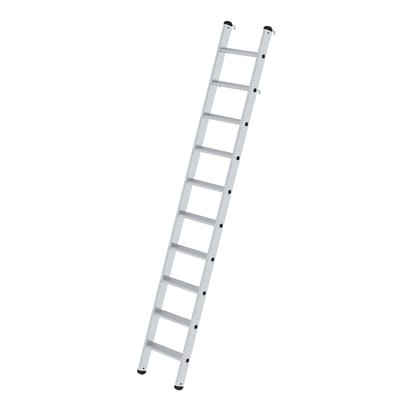 Regalleiter, 10 Stufen, Einhängehaken, senkr. Einhängehöhe 2.520mm